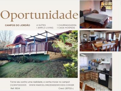 Casa para Venda, em Campos do Jordo, bairro Rancho Alegre, 6 dormitrios, 5 banheiros, 4 sutes