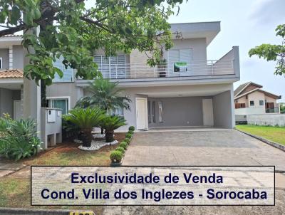 Casa em Condomnio para Venda, em Sorocaba, bairro Parque Residencial Villa dos Inglezes, 3 dormitrios, 5 banheiros, 3 sutes, 4 vagas