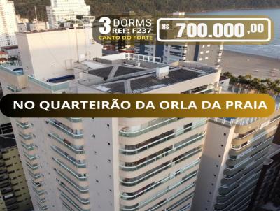Apartamento 3 dormitórios para Venda, em Praia Grande, bairro Canto do Forte, 3 dormitórios, 3 banheiros, 1 suíte, 1 vaga