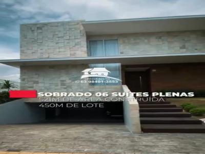 Sobrado em Condomnio para Venda, em Palmas, bairro Plano Diretor Norte, 6 dormitrios, 10 banheiros, 6 sutes, 3 vagas
