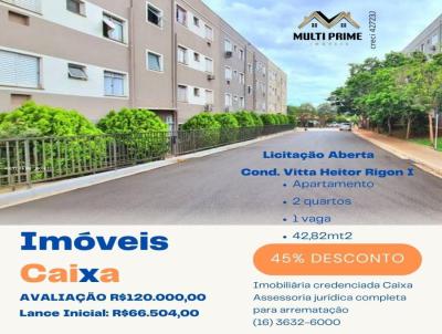 Apartamento para Venda, em Ribeiro Preto, bairro Jardim Heitor Rigon, 2 dormitrios, 1 banheiro, 1 vaga