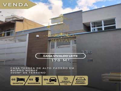 Casa para Venda, em Poos de Caldas, bairro Parque Vivaldi Leite Ribeiro, 3 dormitrios, 3 banheiros, 1 sute, 4 vagas