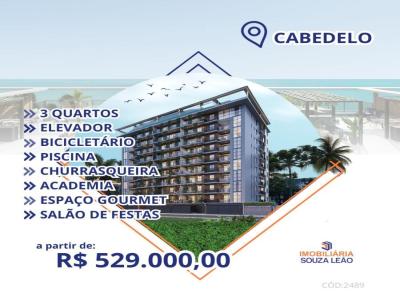 Apartamento para Venda, em Cabedelo, bairro Camboinha, 3 dormitrios, 3 banheiros, 1 sute, 2 vagas