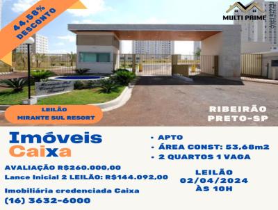 Apartamento para Venda, em Ribeiro Preto, bairro Condomnio Mirante Sul, 2 dormitrios, 2 banheiros, 1 vaga
