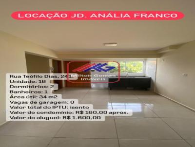 Apartamento para Locao, em So Paulo, bairro Jardim Analia Franco, 2 dormitrios, 1 banheiro