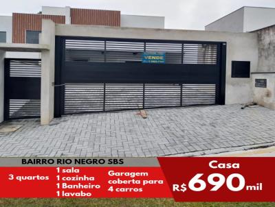 Sobrado para Venda, em So Bento do Sul, bairro RIO NEGRO, 3 dormitrios, 2 banheiros, 4 vagas