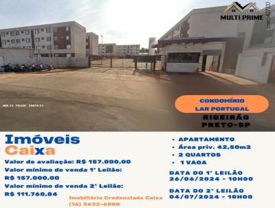 Apartamento para Venda, em Ribeiro Preto, bairro Ipiranga, 2 dormitrios, 1 banheiro, 1 vaga