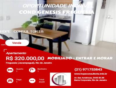 Apartamento para Venda, em Rio de Janeiro, bairro Freguesia (Jacarepagu), 1 dormitrio, 1 banheiro, 1 vaga