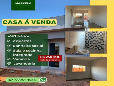 Casa para Venda, em Bandeirantes, bairro Pedro Constantino, 2 dormitrios, 1 banheiro, 1 vaga