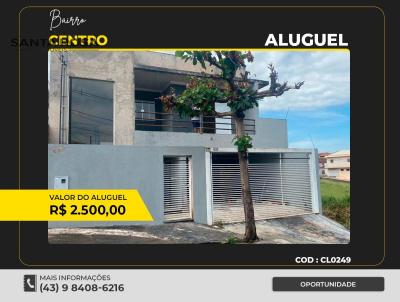 Casa para Locao, em Santo Antnio da Platina, bairro JD SANTA ISABEL, 4 dormitrios, 1 sute