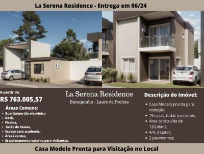 Casa para Venda, em Lauro de Freitas, bairro Buraquinho, 4 dormitrios, 1 banheiro, 3 sutes, 1 vaga