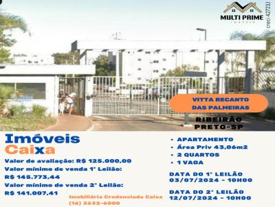 Apartamento para Venda, em Ribeiro Preto, bairro Jardim Diva Tarl de Carvalho, 2 dormitrios, 1 banheiro, 1 vaga
