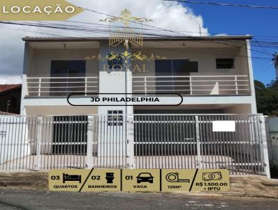 Casa para Locao, em Poos de Caldas, bairro Jardim Philadlphia II, 3 dormitrios, 2 banheiros, 1 vaga