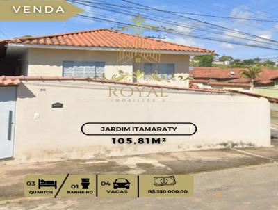 Casa para Venda, em Poos de Caldas, bairro Jardim Itamaraty, 3 dormitrios, 1 banheiro, 4 vagas