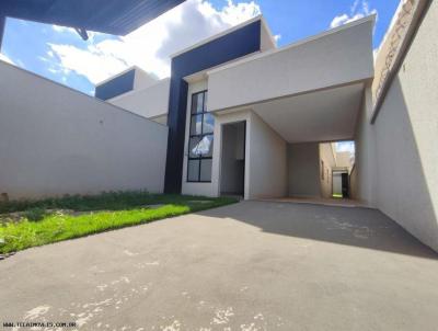 Casa para Venda, em Aparecida de Goinia, bairro Vila Brasilia, 3 dormitrios, 3 banheiros, 1 sute, 3 vagas