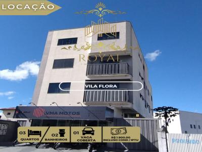 Apartamento para Locao, em Poos de Caldas, bairro Vila Flora, 3 dormitrios, 2 banheiros, 1 sute, 1 vaga