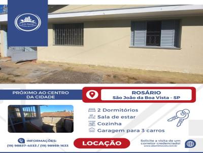 Casa para Locao, em So Joo da Boa Vista, bairro Rosario, 2 dormitrios, 2 banheiros, 3 vagas