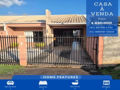 Casa para Venda, em Campina Grande do Sul, bairro Jardim Graciosa, 3 dormitrios, 2 banheiros, 2 vagas