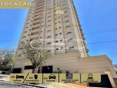 Apartamento para Locao, em Poos de Caldas, bairro Centro, 3 banheiros, 3 sutes, 2 vagas