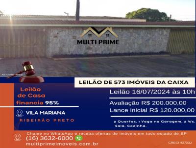 Casa para Venda, em Ribeiro Preto, bairro Vila Mariana, 2 dormitrios, 2 banheiros, 1 vaga