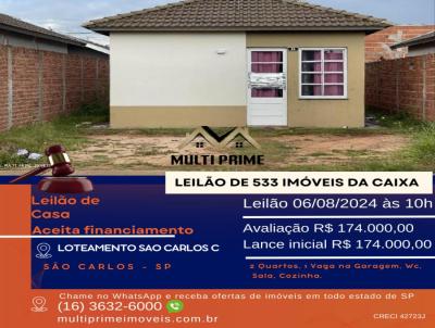 Casa para Venda, em So Carlos, bairro Loteamento Residencial Vida Nova So Carlos, 2 dormitrios, 1 banheiro, 1 vaga