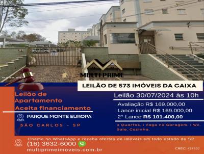 Apartamento para Venda, em So Carlos, bairro Recreio So Judas Tadeu, 2 dormitrios, 1 banheiro, 1 vaga