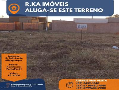 Terreno para Locao, em Ponta Por, bairro Residencial Ponta Por I