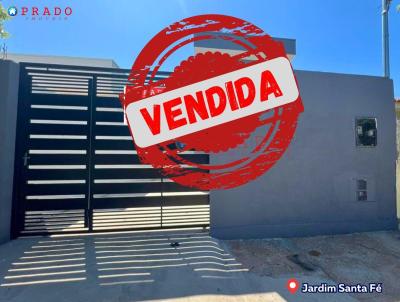 Casa para Venda, em Presidente Prudente, bairro JARDIM SANTA F, 2 dormitrios, 2 banheiros, 1 sute, 2 vagas