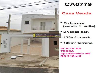 Casa para Venda, em Campinas, bairro Parque Jambeiro, 3 dormitrios, 3 banheiros, 1 sute, 2 vagas