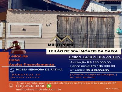 Casa para Venda, em Mongagu, bairro NOSSA SENHORA DE FATIMA, 3 dormitrios, 3 banheiros, 2 vagas