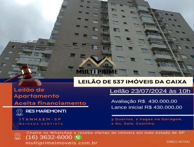 Apartamento para Venda, em Itanham, bairro JD IBERA, 3 dormitrios, 2 banheiros, 2 vagas