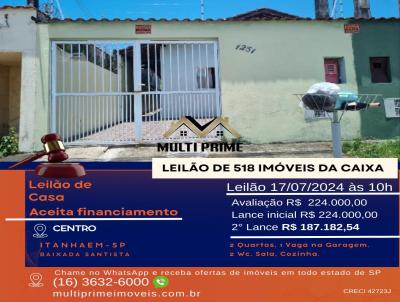 Casa para Venda, em Itanham, bairro Centro, 2 dormitrios, 2 banheiros