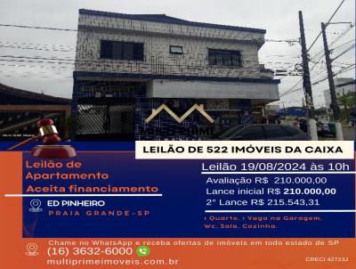 Apartamento para Venda, em Praia Grande, bairro Caiara, 1 dormitrio, 1 banheiro, 1 vaga