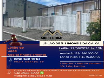 Casa para Venda, em Praia Grande, bairro Esmeralda, 2 dormitrios, 1 banheiro, 1 vaga