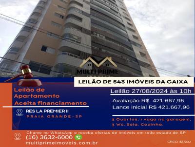 Apartamento para Venda, em Praia Grande, bairro Guilhermina, 3 dormitrios, 3 banheiros, 1 vaga