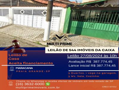 Casa para Venda, em Praia Grande, bairro Maracan, 3 dormitrios, 3 banheiros, 1 vaga