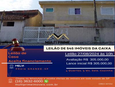 Casa para Venda, em Praia Grande, bairro Melvi, 4 dormitrios, 5 banheiros