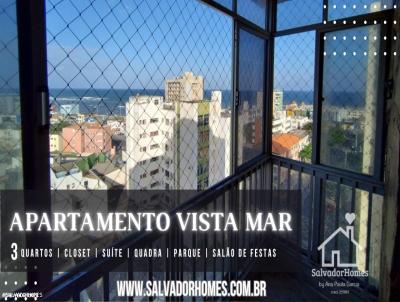 Apartamento 3 Quartos para Venda, em Salvador, bairro Amaralina, 3 dormitrios, 3 banheiros, 1 sute, 1 vaga