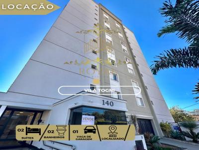 Apartamento para Locao, em Poos de Caldas, bairro Vila Togni, 2 dormitrios, 2 banheiros, 2 sutes, 1 vaga