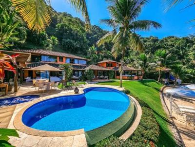 Casa Frente Mar para Temporada, em Angra dos Reis, bairro Itanema, 6 dormitrios, 7 banheiros, 6 sutes, 3 vagas