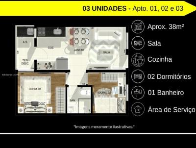 Apartamento para Venda, em , bairro VILA ANTONIETA, 2 dormitrios, 1 banheiro, 1 vaga