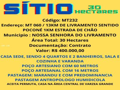 Stio para Venda, em Nossa Senhora do Livramento, bairro rural, 3 dormitrios, 2 banheiros, 1 sute