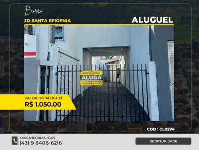 Casa para Locao, em Santo Antnio da Platina, bairro JD SANTA EFIGENIA, 3 dormitrios, 1 banheiro