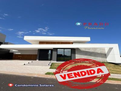 Casa em Condomnio para Venda, em Presidente Prudente, bairro CONDOMNIO RESIDENCIAL SOLARES, 3 dormitrios, 5 banheiros, 3 sutes, 2 vagas