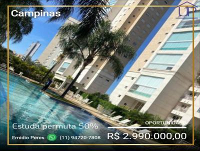 Apartamento para Venda, em Campinas, bairro Taquaral, 5 banheiros, 3 sutes, 3 vagas