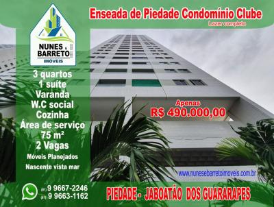 Apartamento para Venda, em Jaboato dos Guararapes, bairro Piedade, 3 dormitrios, 1 banheiro, 1 sute, 2 vagas