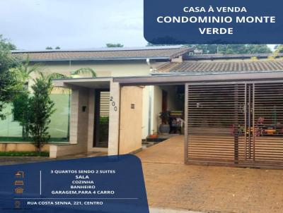 Casa em Condomnio para Venda, em Arax, bairro Condomnio Monte Verde, 3 dormitrios, 1 banheiro, 2 sutes, 4 vagas