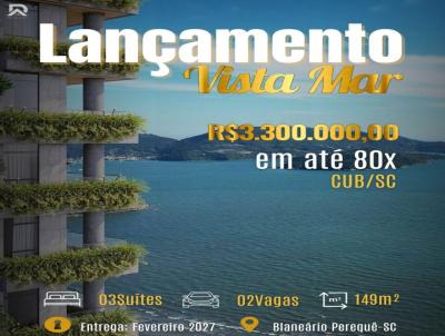 Apartamento para Venda, em Porto Belo, bairro Balnerio Perequ, 2 dormitrios, 3 banheiros, 2 sutes, 2 vagas