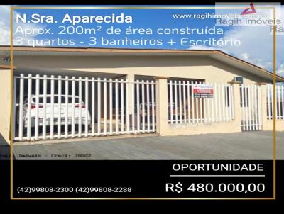 Casa para Venda, em Laranjeiras do Sul, bairro N.Sra. Aparecida, 3 dormitrios, 3 banheiros, 2 vagas