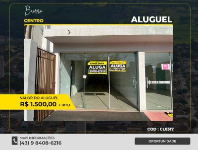 Comercial para Locao, em Santo Antnio da Platina, bairro CENTRO, 1 banheiro